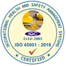 ISO 45001:2018 Occupational Health and Safety Management Systems certified